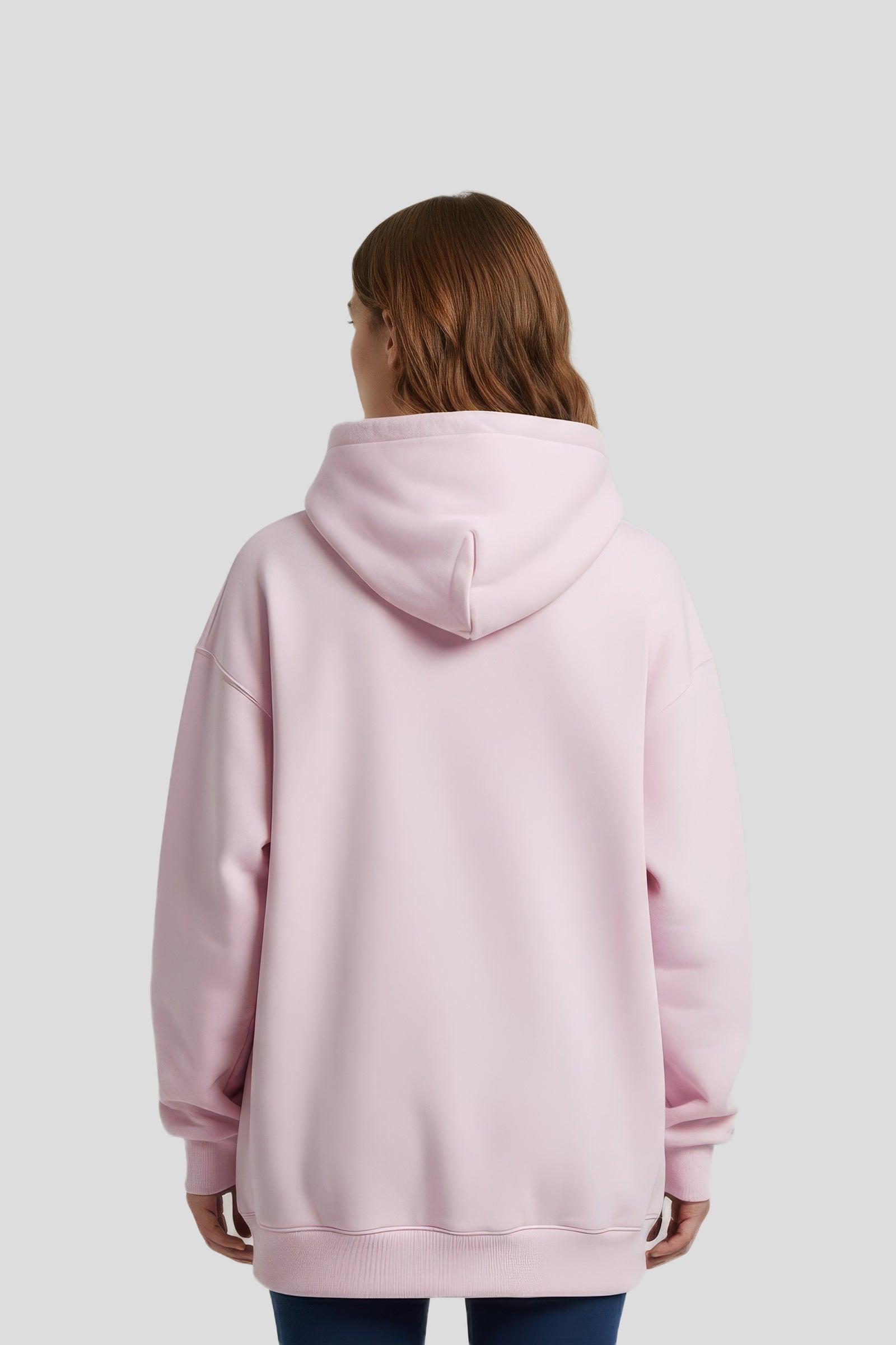 Oversize Hoodie mit Kapuze Sons of God Rosa