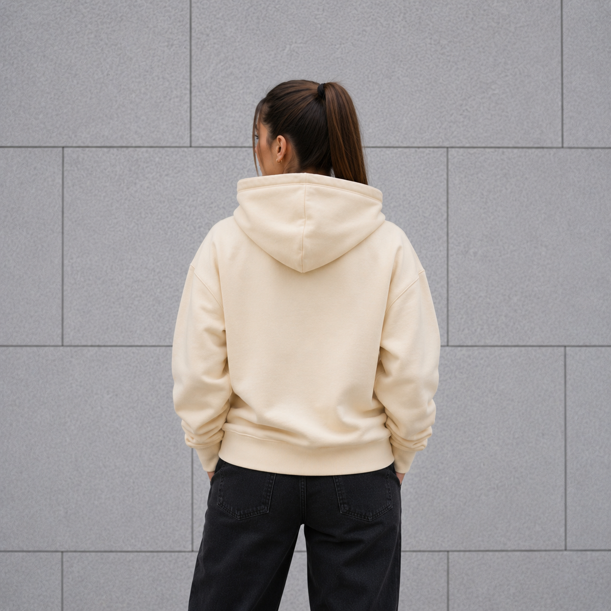 Unisex Hoodie mit Kapuze SOG Beige