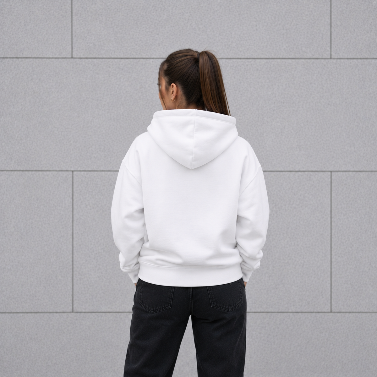 Unisex Hoodie mit Kapuze SOG Weiß