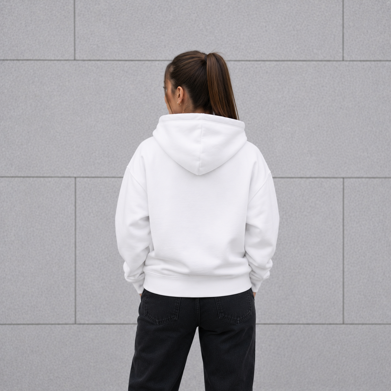Unisex Hoodie mit Kapuze SOG Weiß