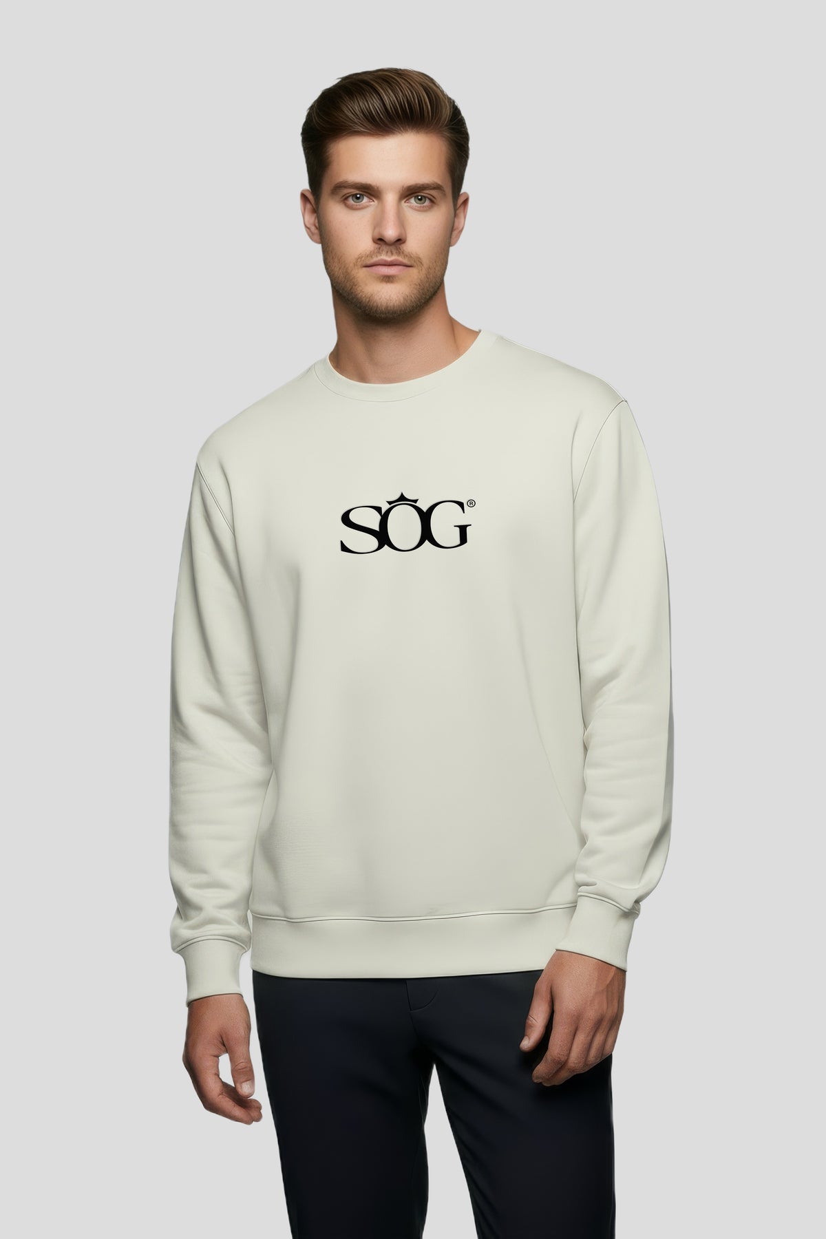Herren Sweatshirt SOG Beige