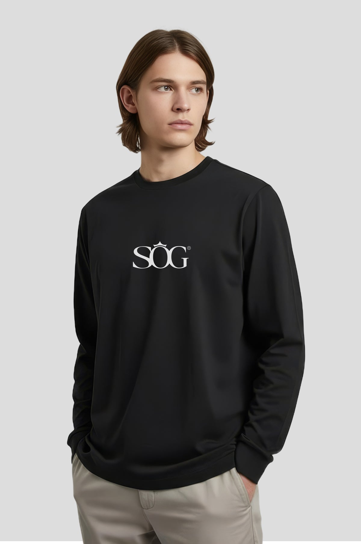 Herren Longsleeve SOG Schwarz