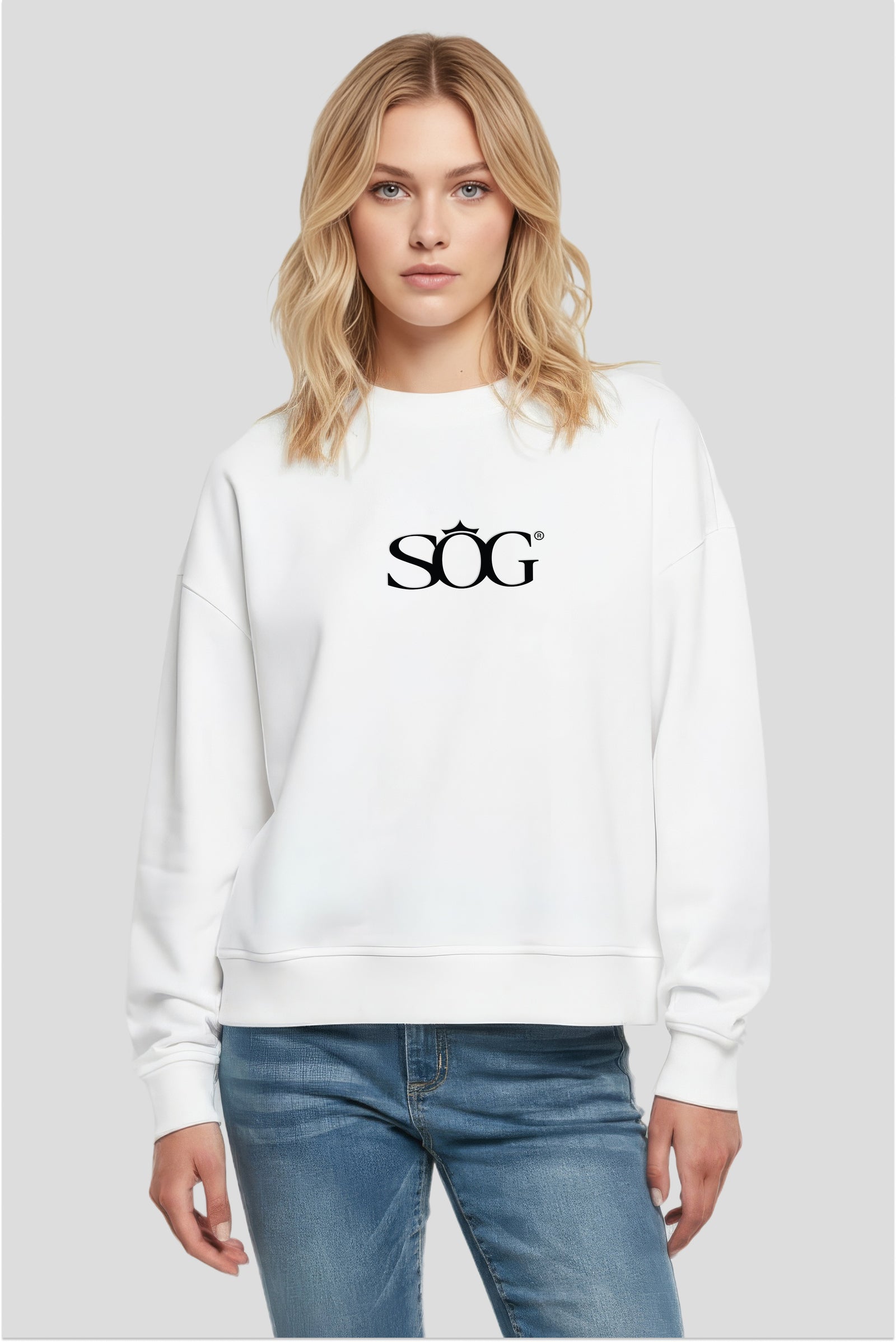 Damen Sweatshirt SOG Weis